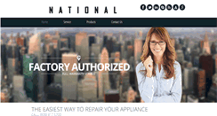Desktop Screenshot of nationalappliance.ca